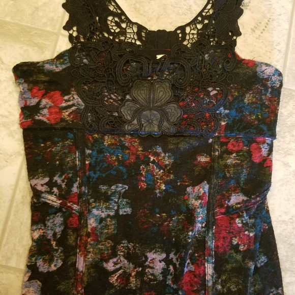 Free People floral lace bodycon panel dress - Picture 5 of 6